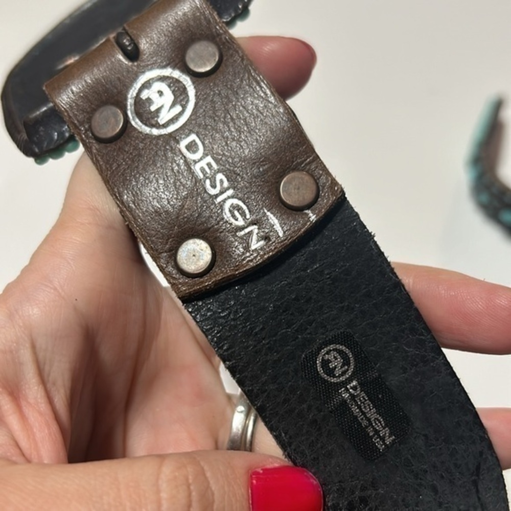 RN Design leather Rhinestone Belt‎ - Picture 4 of 6